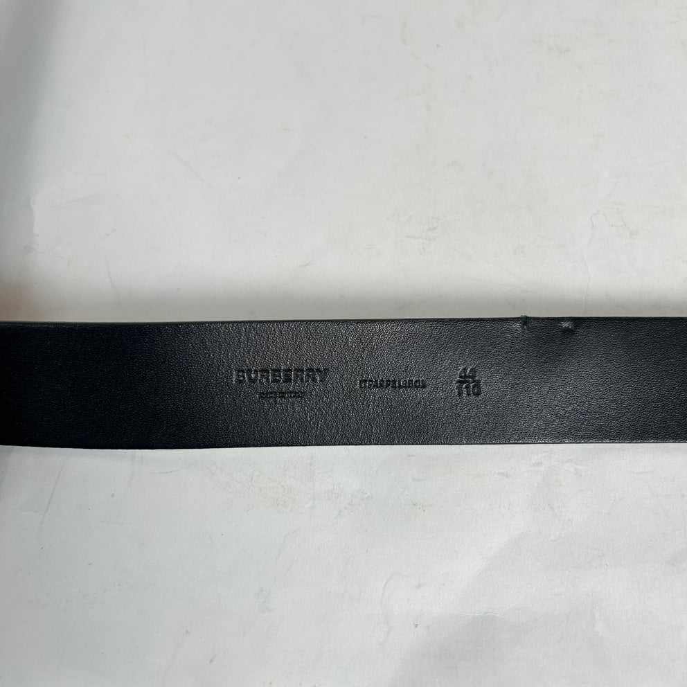 Burberry Beige Vintage Check Leather Belt Size 110