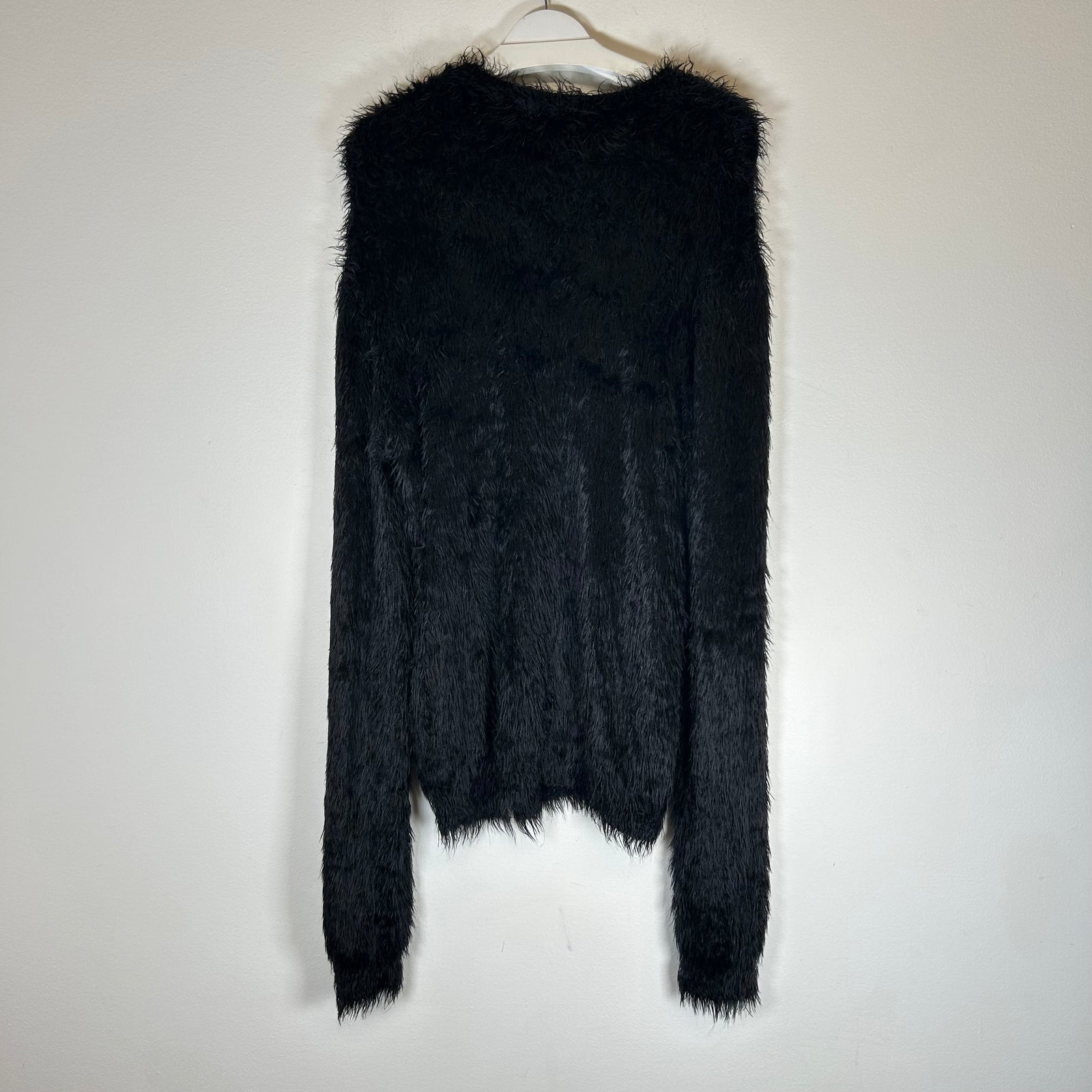 Alyx Black Fur Sweater Size XL