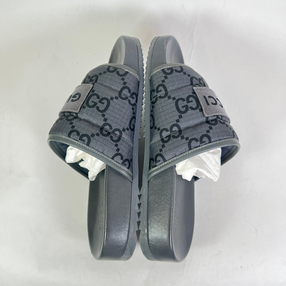 Gucci GG Monogram Ripstop Tech Sandals