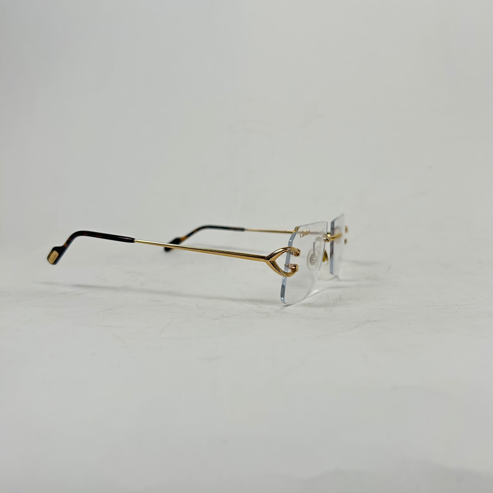 Cartier Clear Lens C Wire Frames