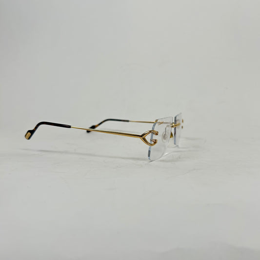 Cartier Clear Lens C Wire Frames