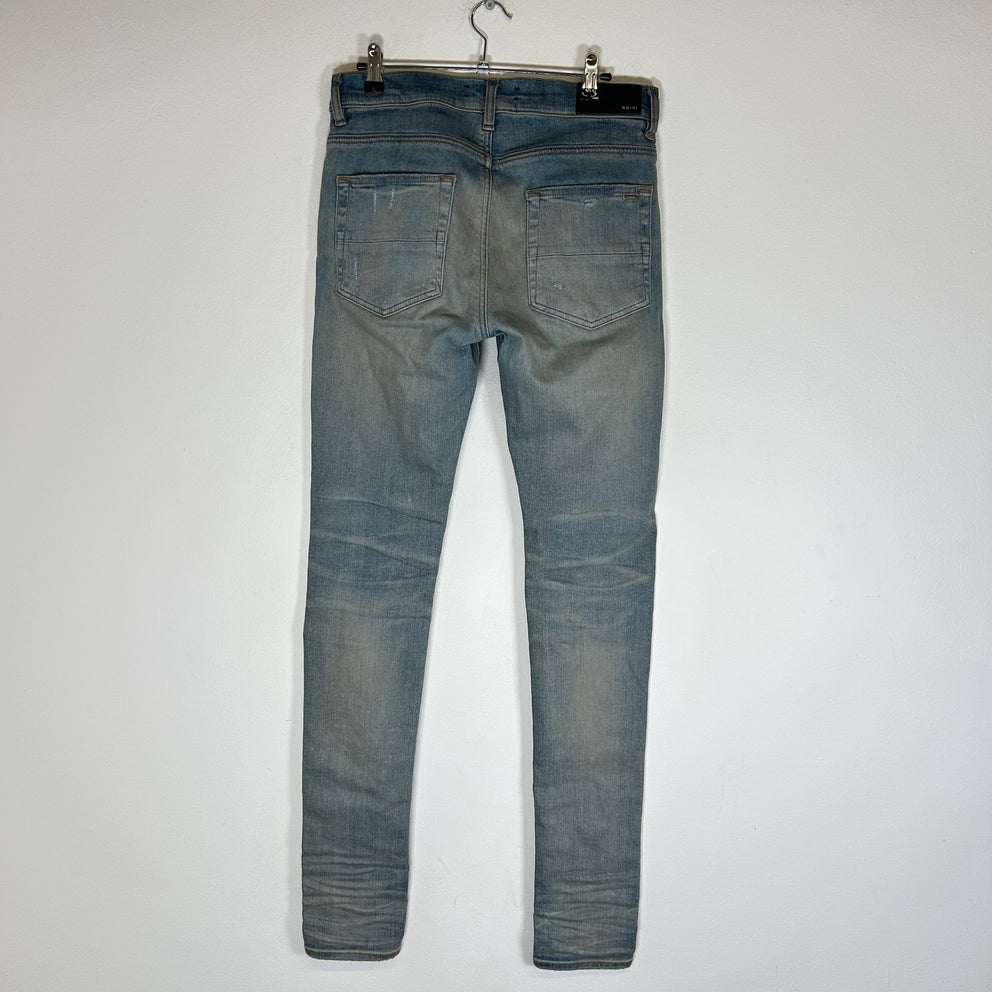 Amiri MX1 Pink Patch Jeans Size 30