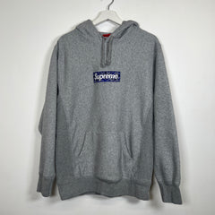 Supreme Blue Paisley Bogo Hoodie Size L