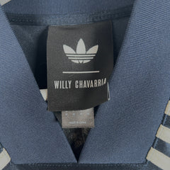 Willy Chavarria x Adidas Embroidered Logo Jersey Hoodie