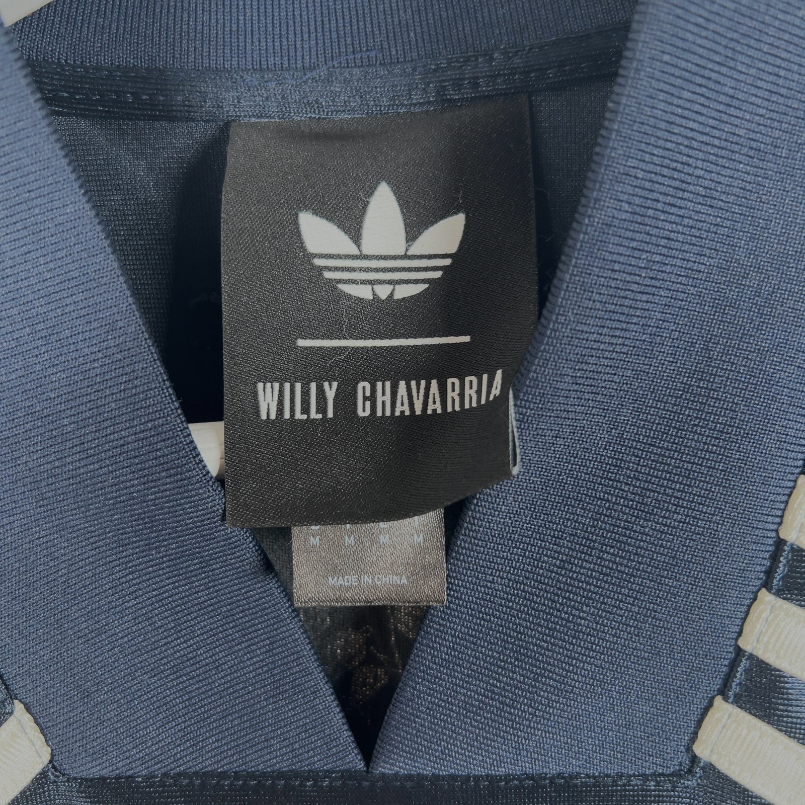 Willy Chavarria x Adidas Embroidered Logo Jersey Hoodie
