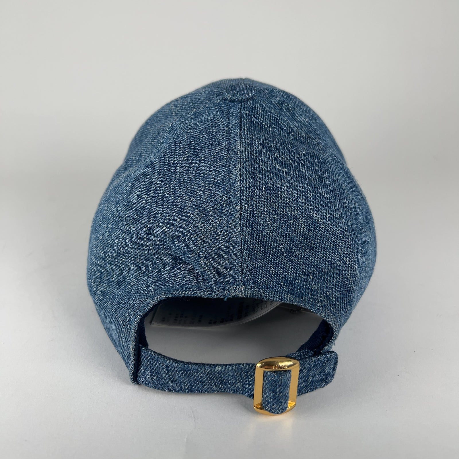 Celine Triomphe Logo Denim Hat