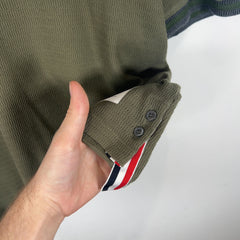 Thom Browne Striped Knit Polo