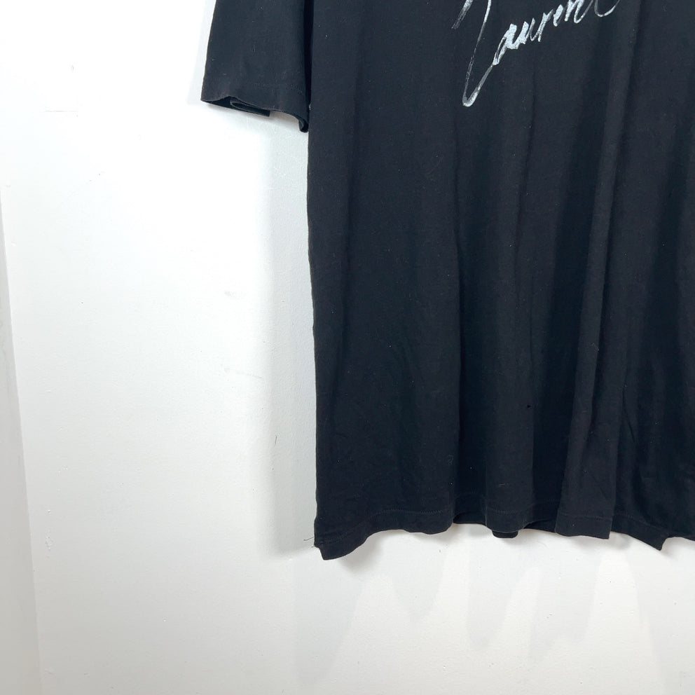 Saint Laurent Scribble Graphic Logo T-Shirt