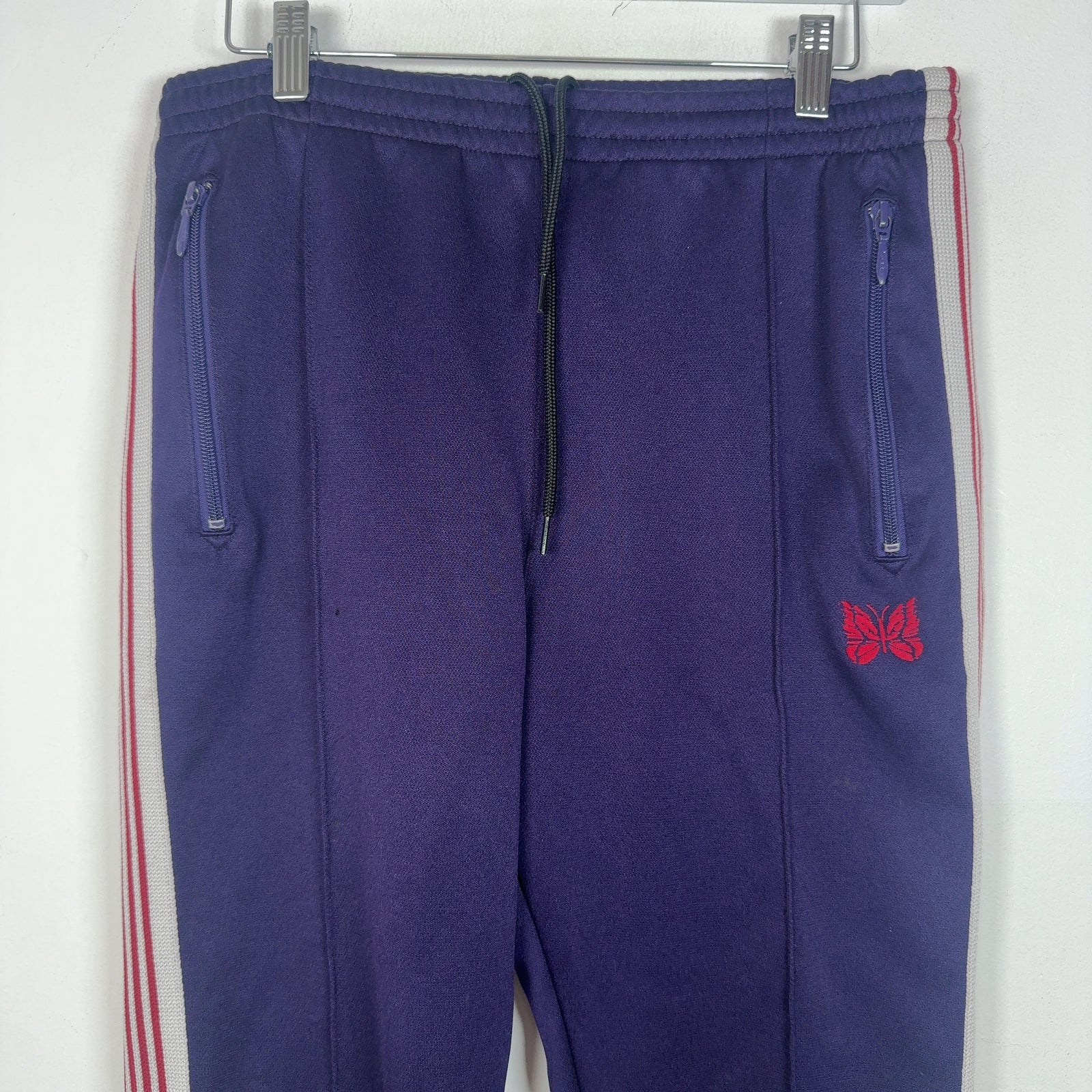 Needles Purple Narrow Track Pants