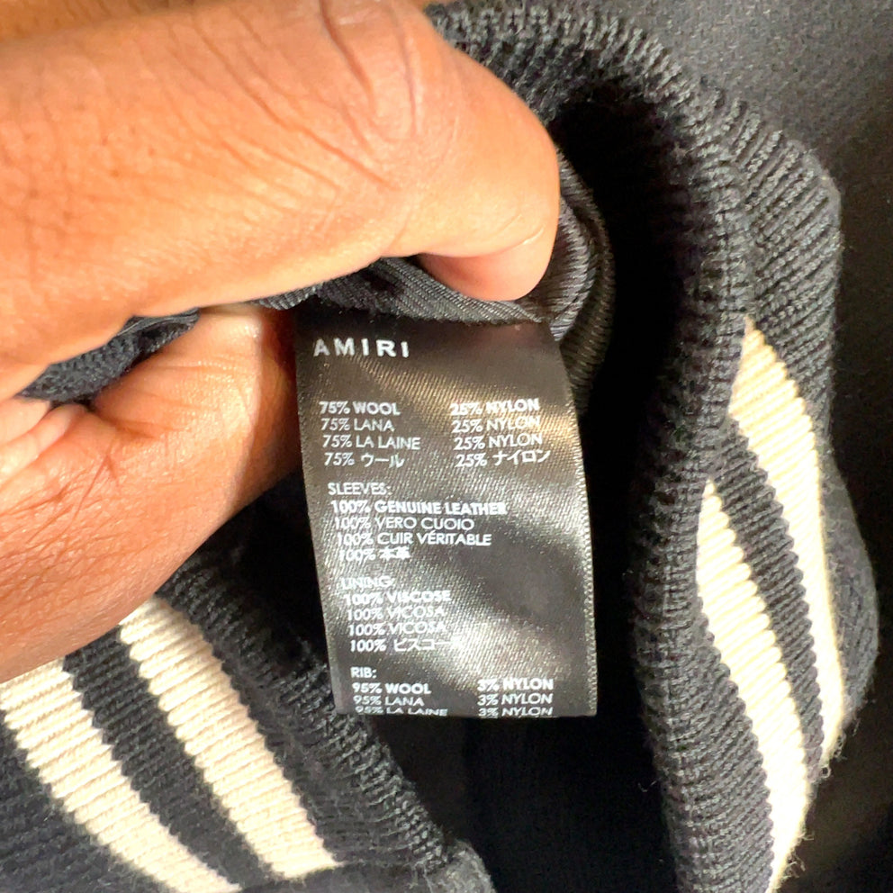 Amiri Vintage Applique Varsity Jacket