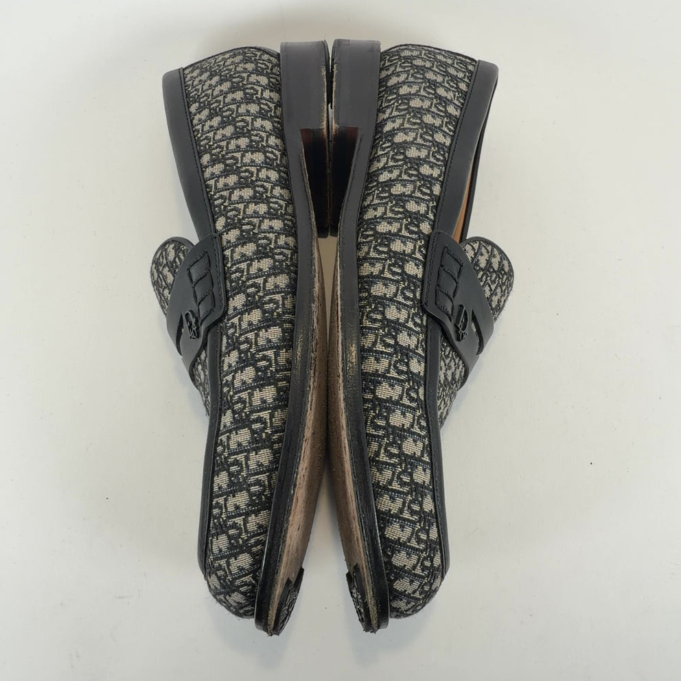 Dior Oblique Monogram Canvas Loafers
