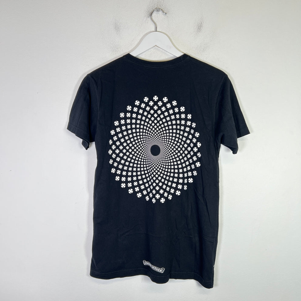 Chrome Hearts Psychedelic Spiral Cross T-Shirt