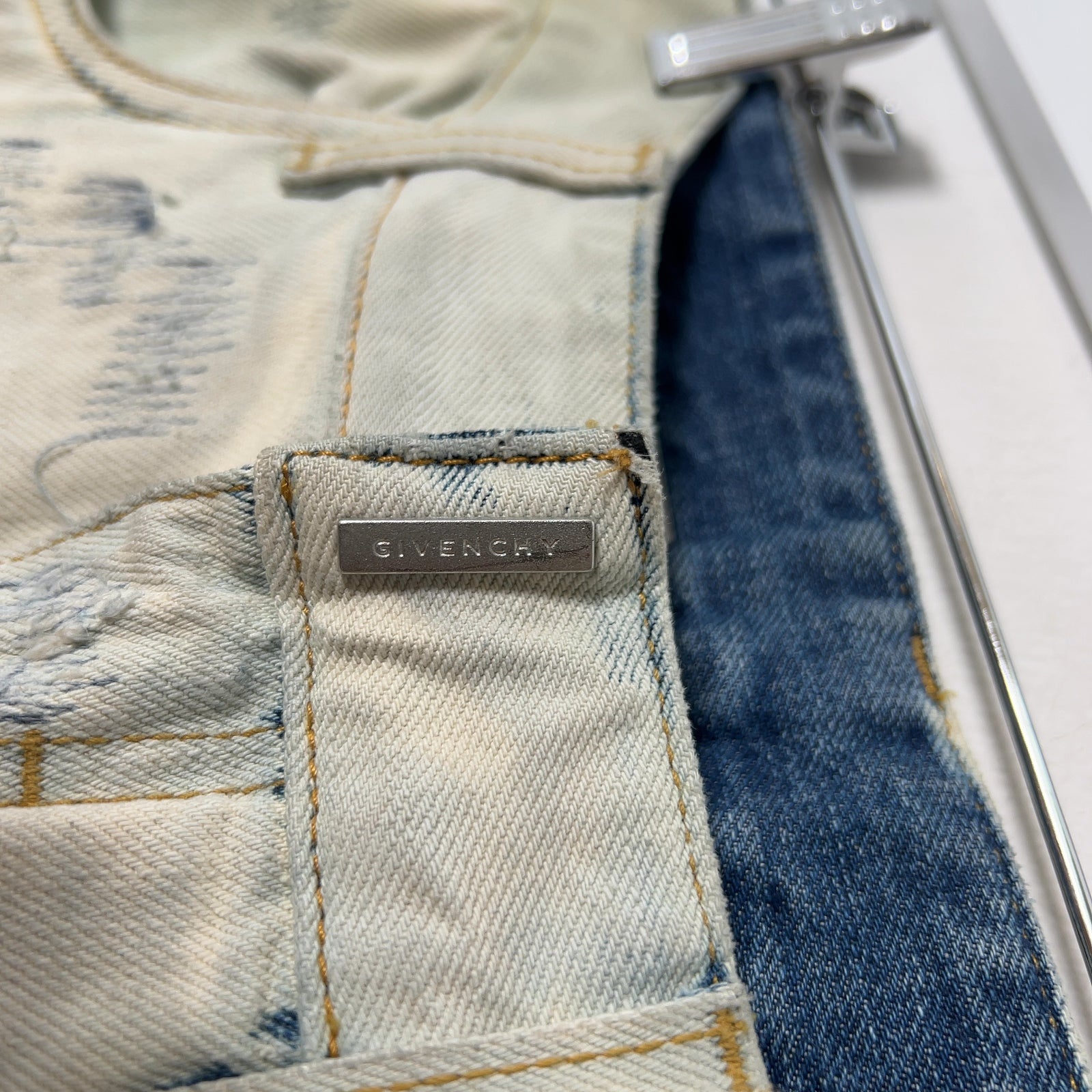 Givenchy Boro Tye-Dye Denim Jeans