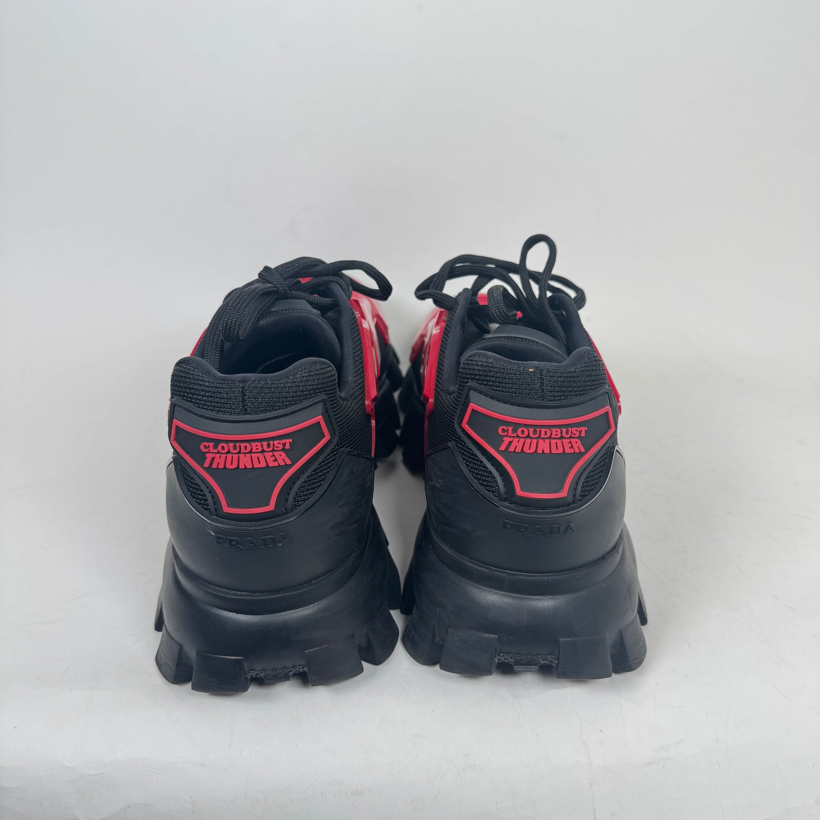 Prada Red/Black Cloudbust Thunder Sneaker Size 10.5