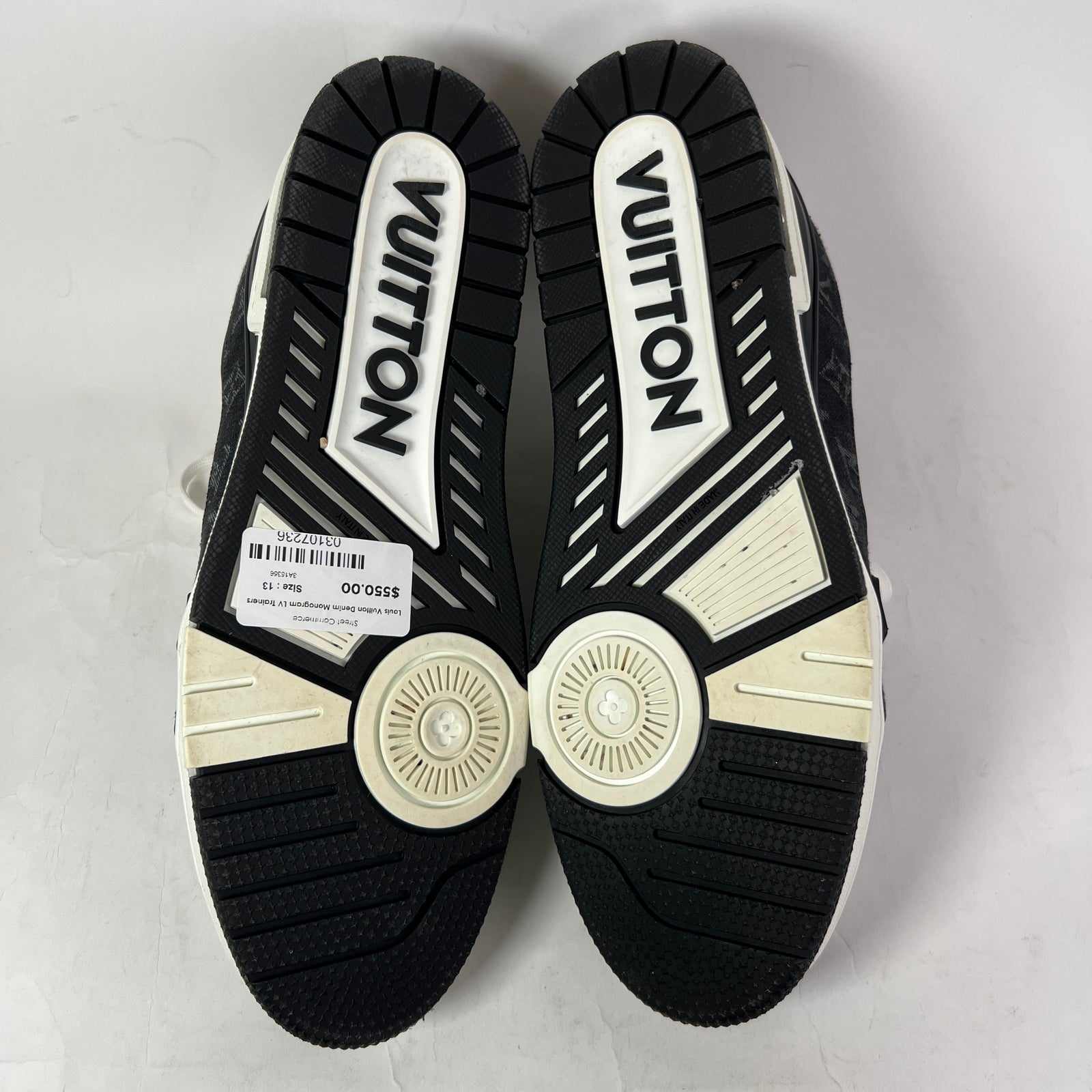 Louis Vuitton Denim Monogram LV Trainers