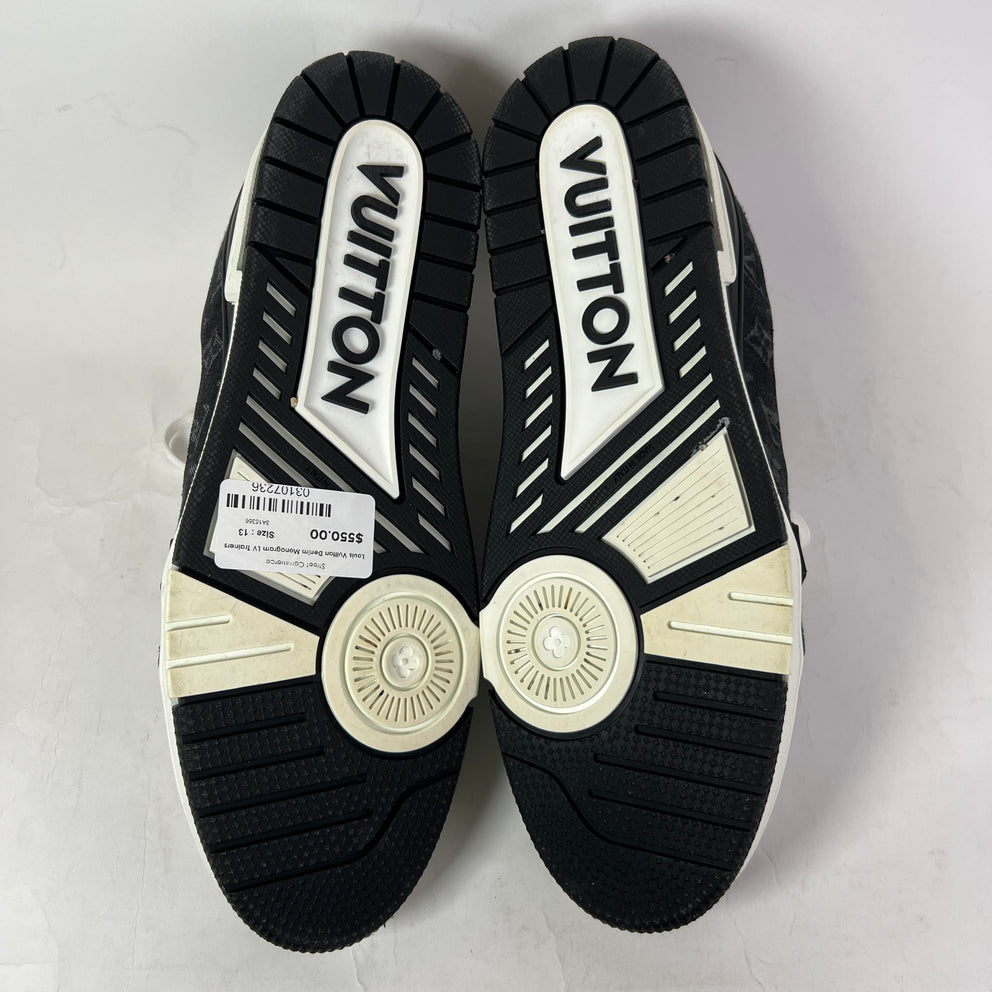 Louis Vuitton Denim Monogram LV Trainers