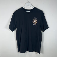 Casablanca Logo Motif Black T-Shirt