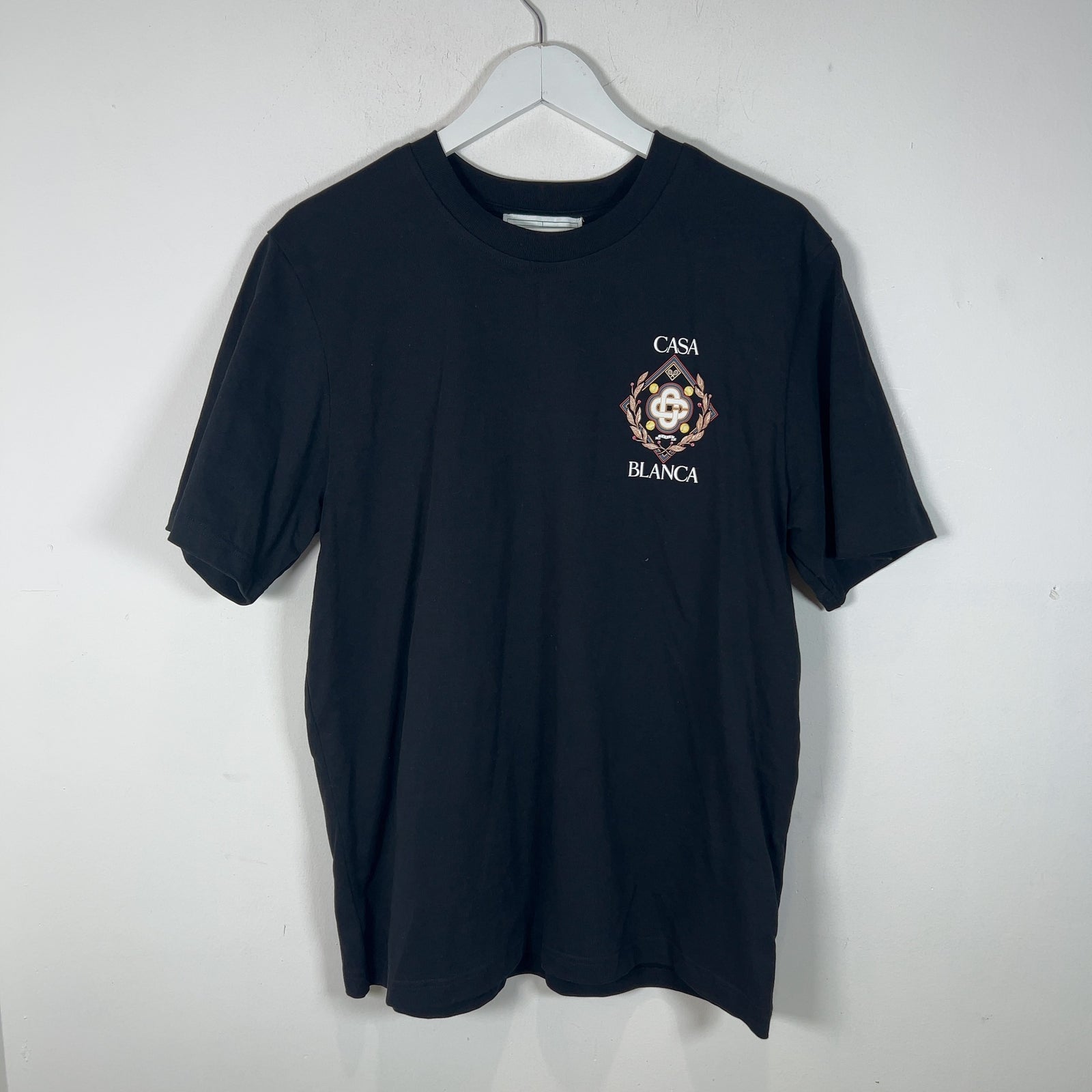 Casablanca Logo Motif Black T-Shirt
