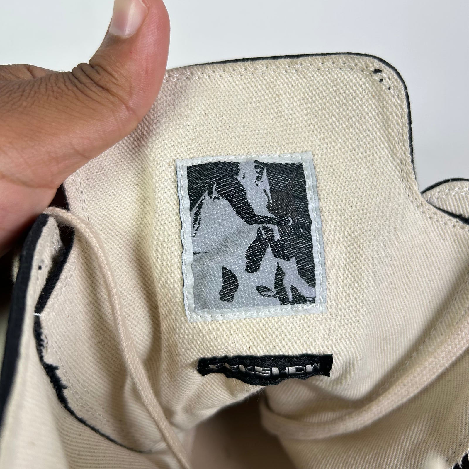 Rick Owens DRKSHDW Canvas High-Top Ramones