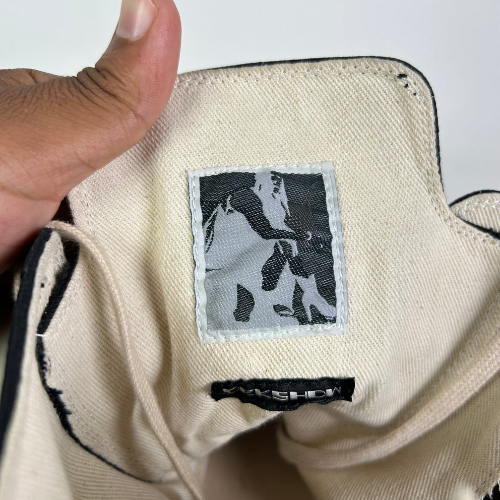 Rick Owens DRKSHDW Canvas High-Top Ramones