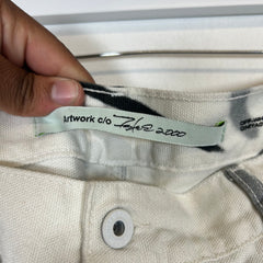 Off-White x Futura White Spray Paint Carpenter Pants Size 38