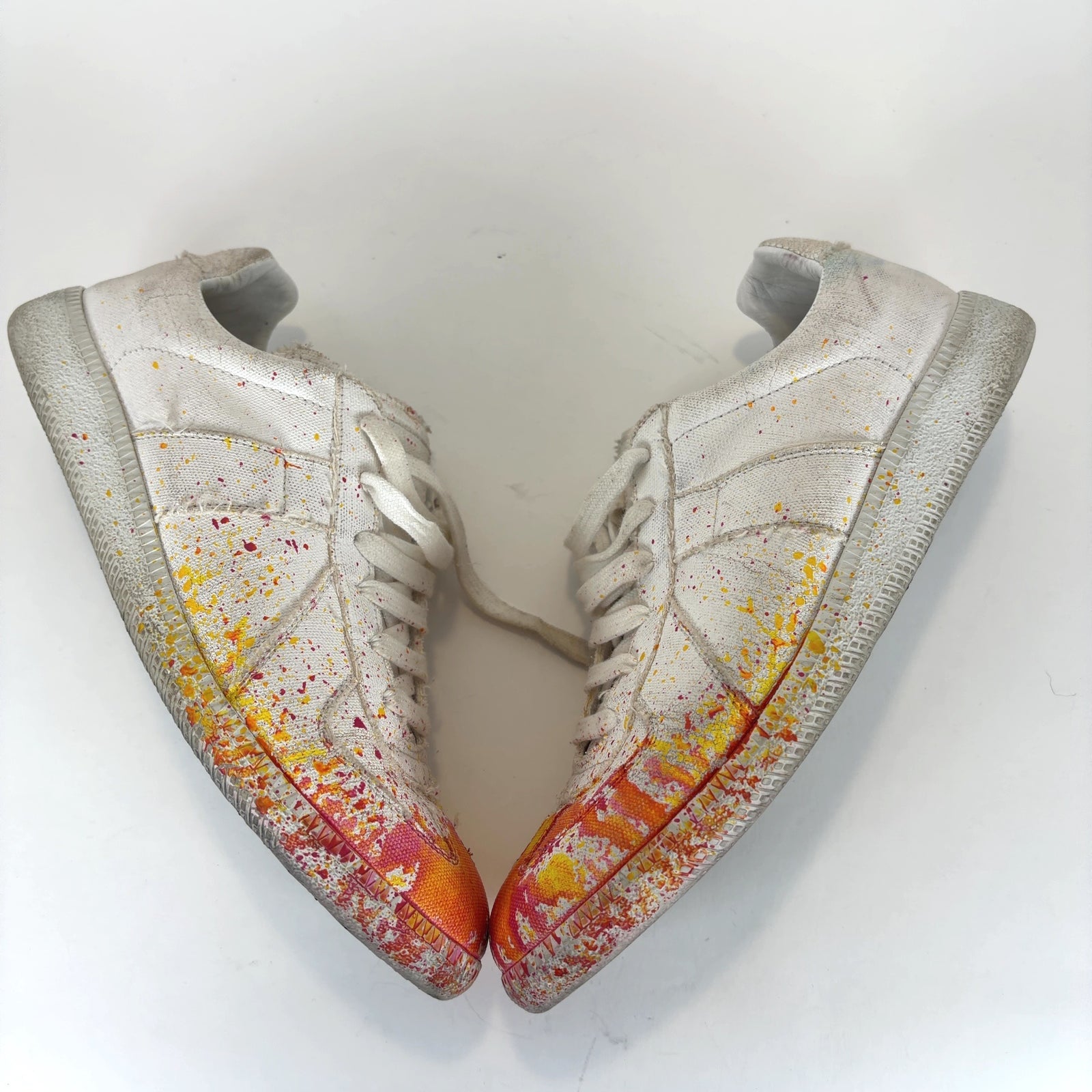 Maison Margiela White Paint Splatter Repilca Gats