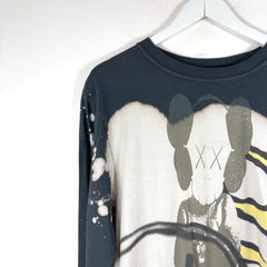 Cactus Jack x Kaws Tye-Dye Logo Long-Sleeve T-Shirt