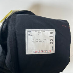 Sacai Black Patchwork Cargo Pants Size 2