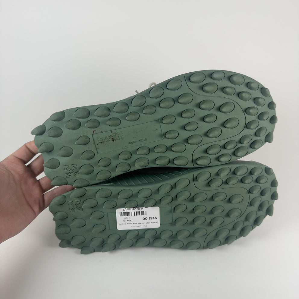 Off-White ODSY-1000 Mint Black Lowtop Sneakers