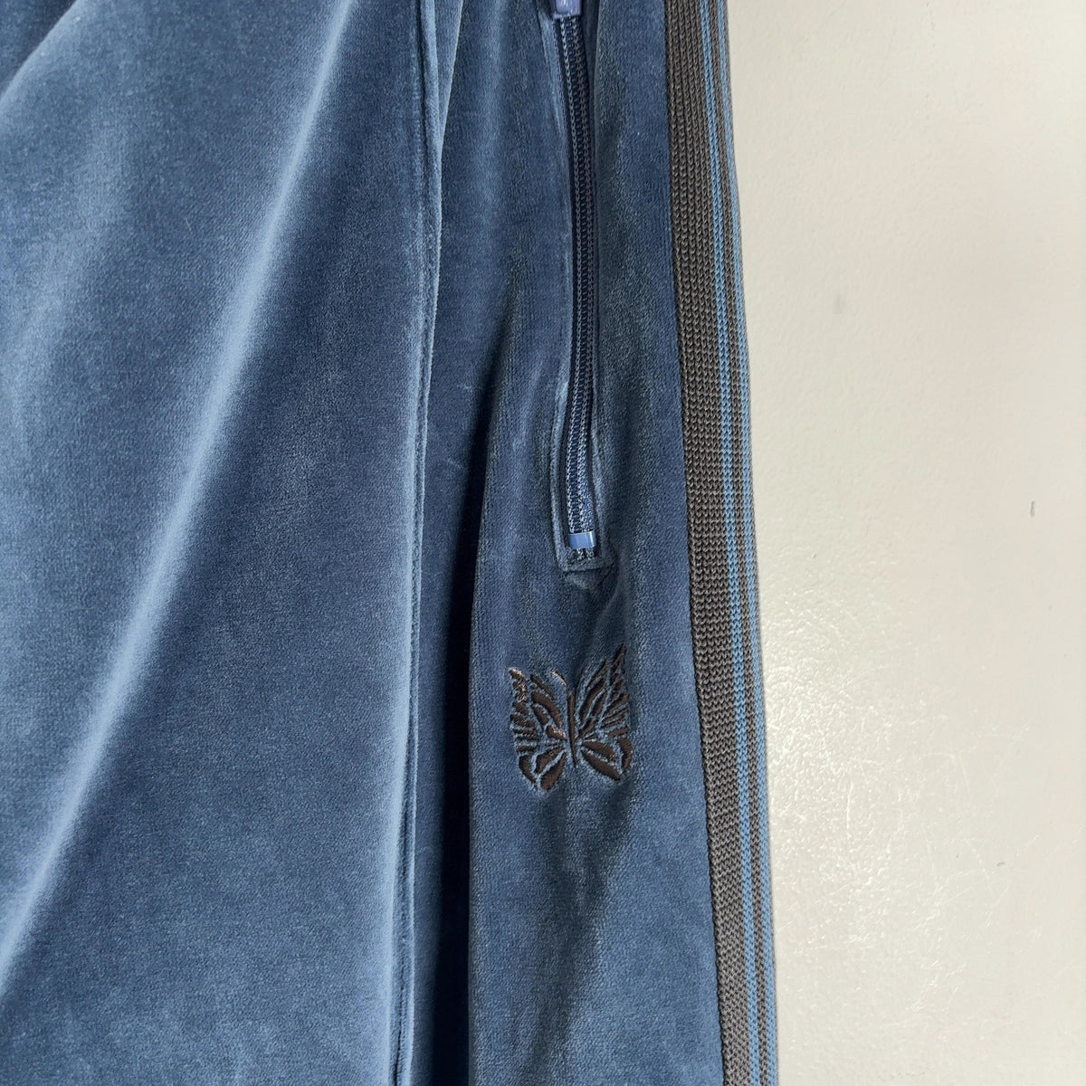 Needles Blue Narrow Track Pants