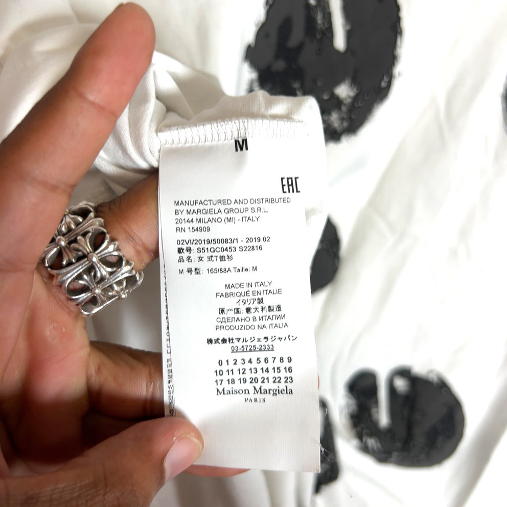 Maison Margiela AW19 Tabi Footprint T-Shirt