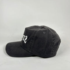 Street Commerce Black Mirrored Logo Distressed Snapback
