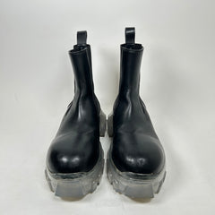 Rick Owens Black Beetle Bozo Boots Size 40