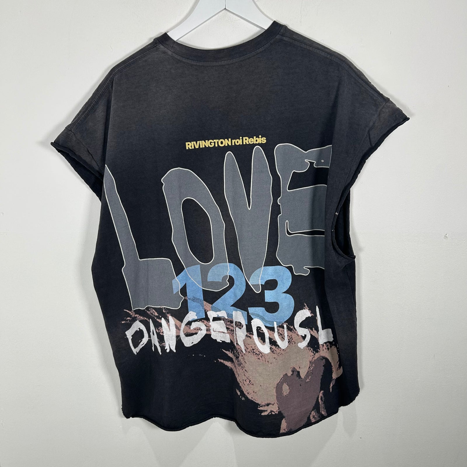 Rivington roi Rebis '123 Love'  Grey Tank-Top Size XL