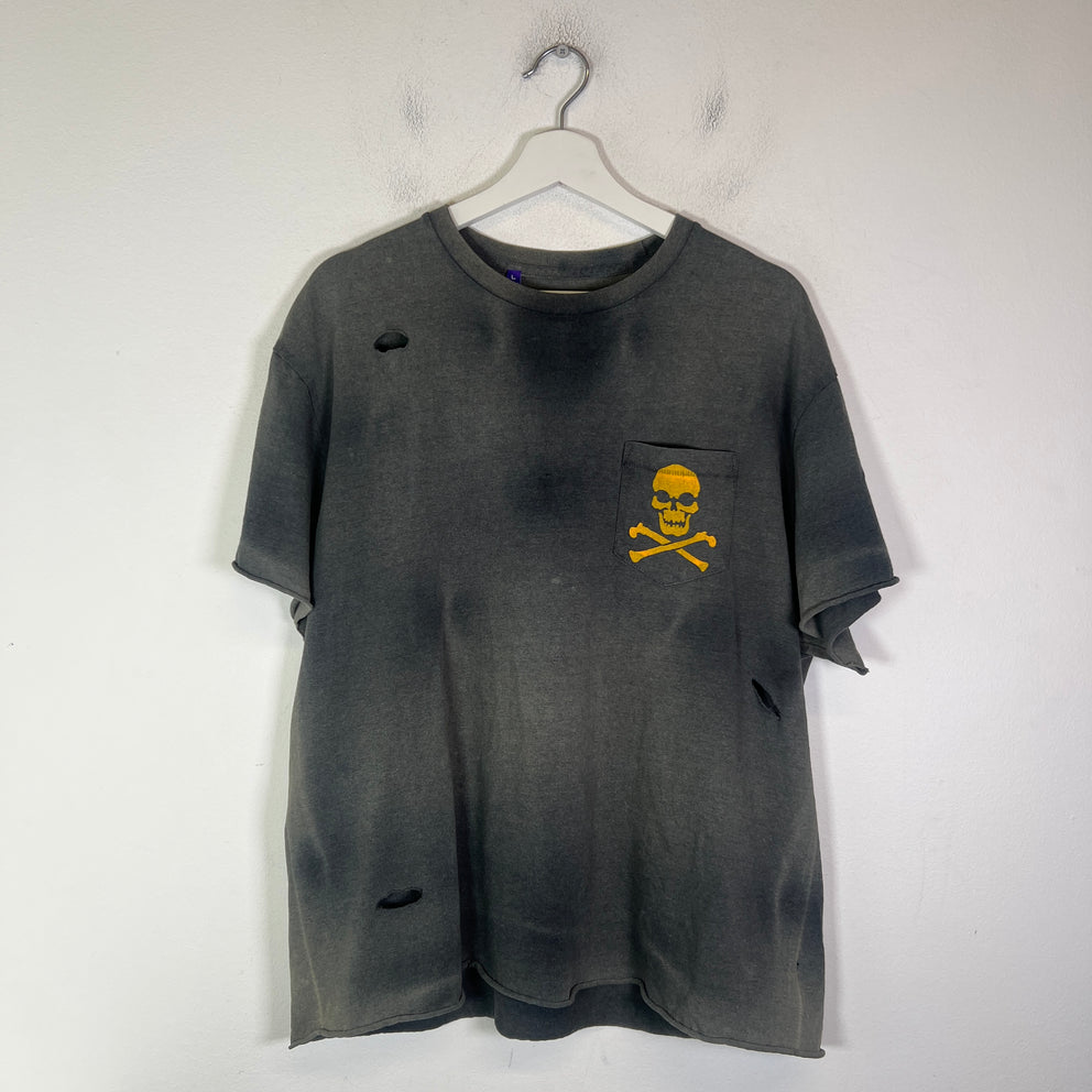Gallery Dept Vintage Skull Print Distressed T-Shirt