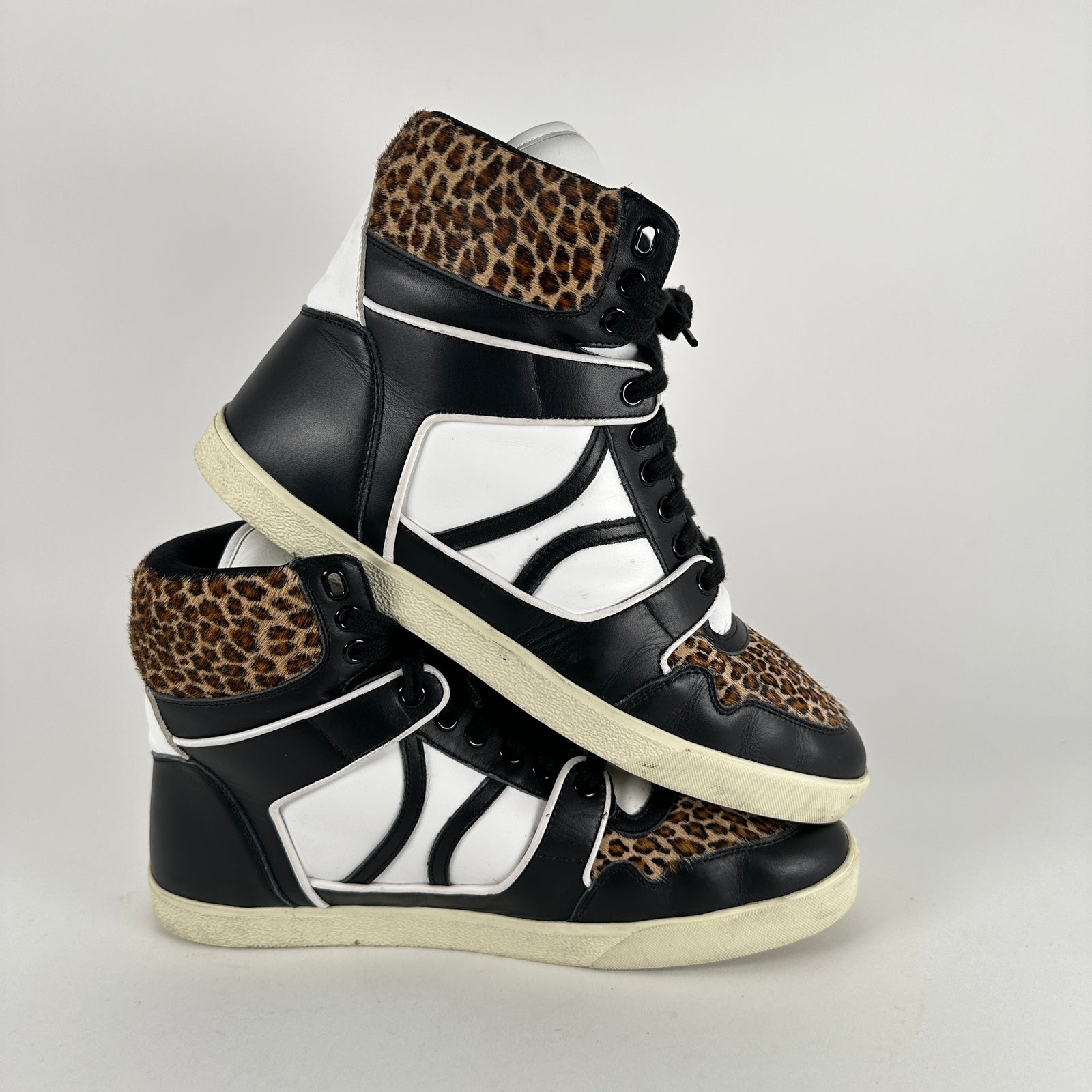 Celine Cheetah High Trainers Size 9