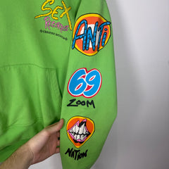Chrome Hearts x Matty Boy Green 'Sex Records' Graphic Hoodie Size XS