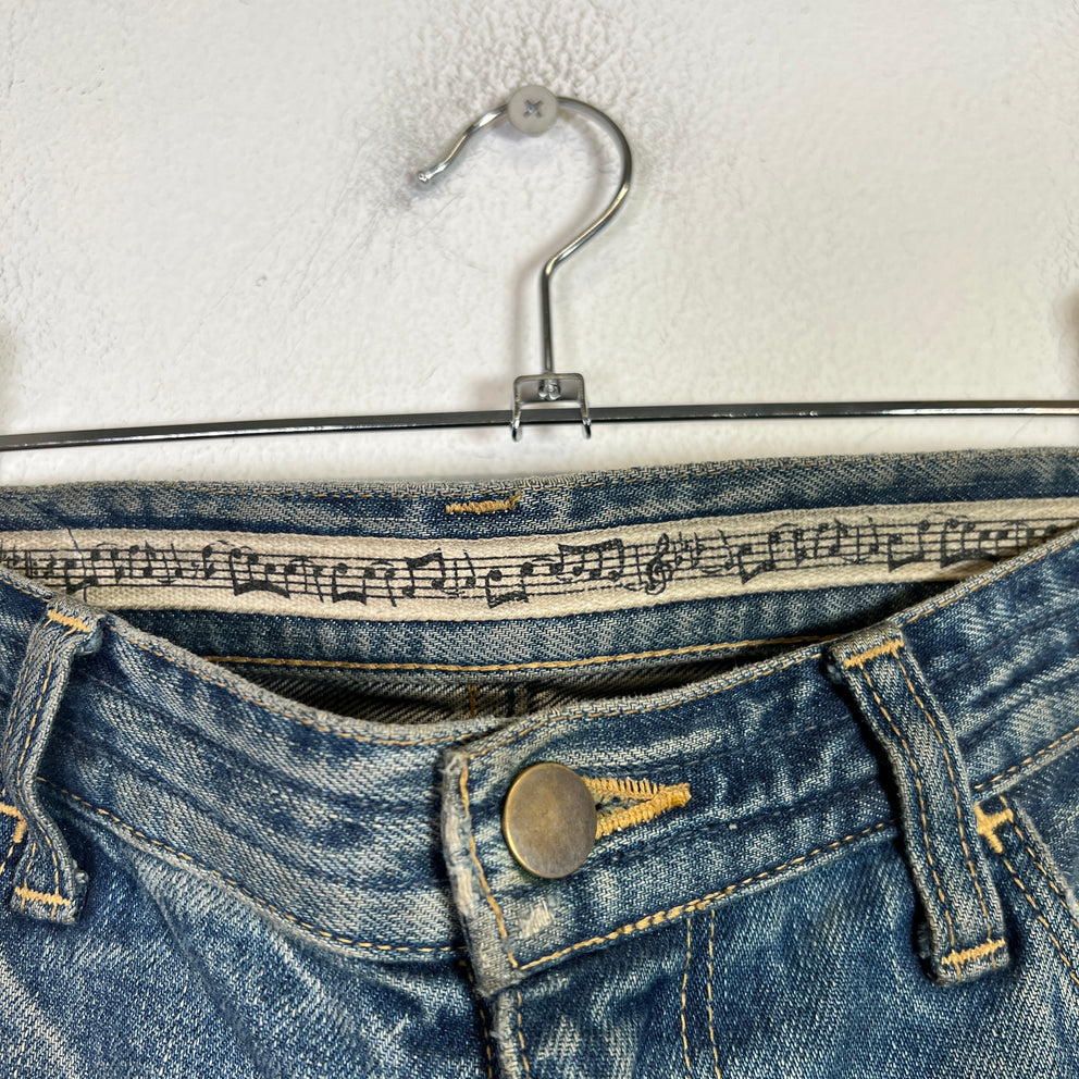 Number (N)ine FW09 Hearts Tears Zippo Jeans