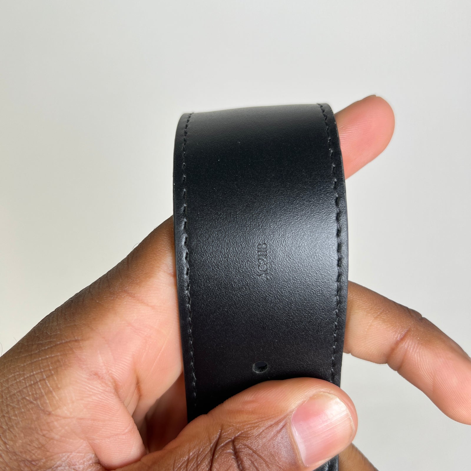 Louis Vuitton Damier Graphite LV Initiales 40MM Belt