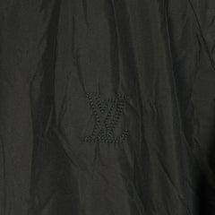 Louis Vuitton Black Flower Monogram Quilted Reversible Puffer Size 52