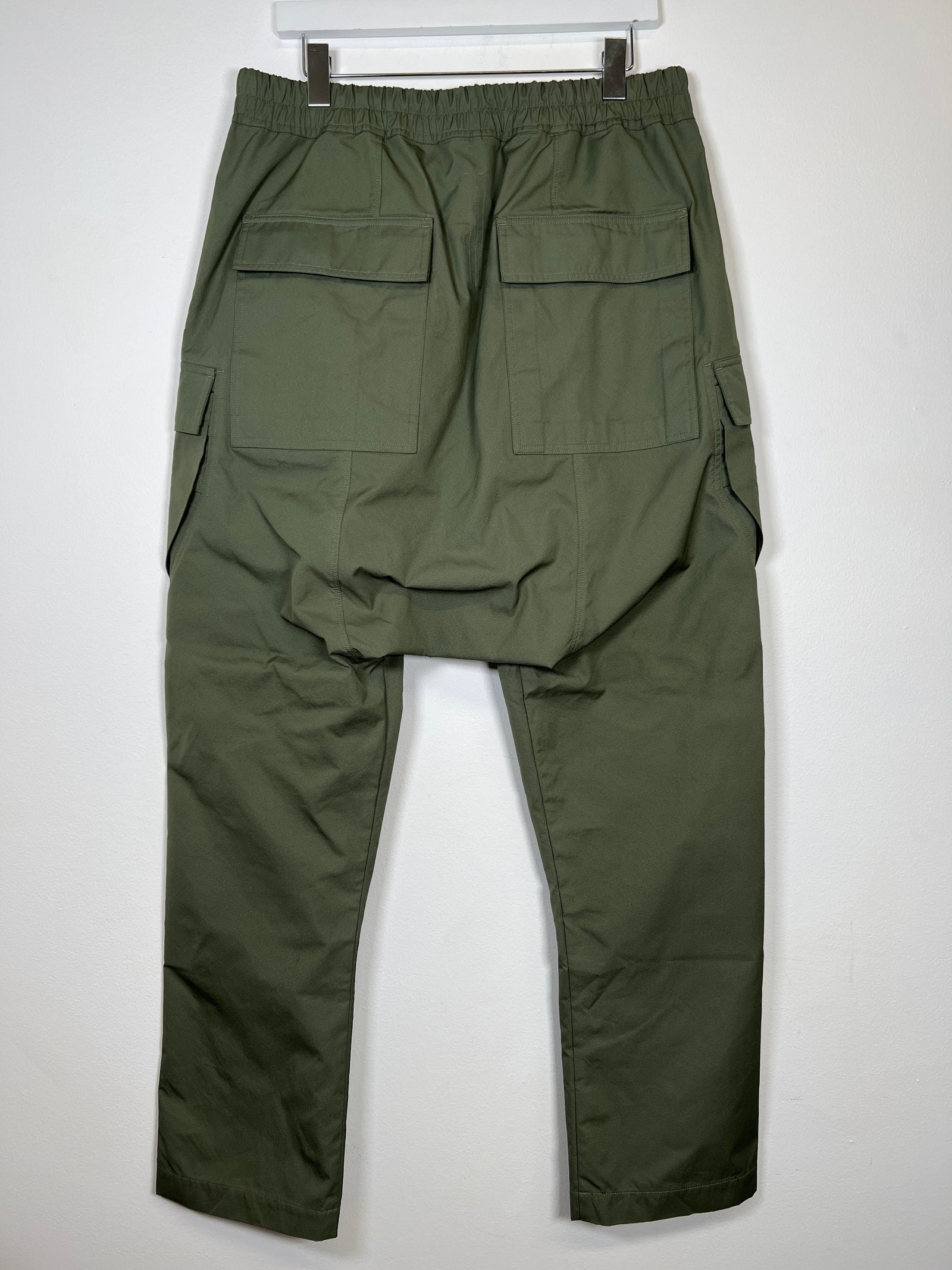 Rick Owens EDFU SS23 Green Cargo Pants Size 34