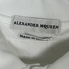 Alexander Mcqueen Chest Rig White Polo Size S