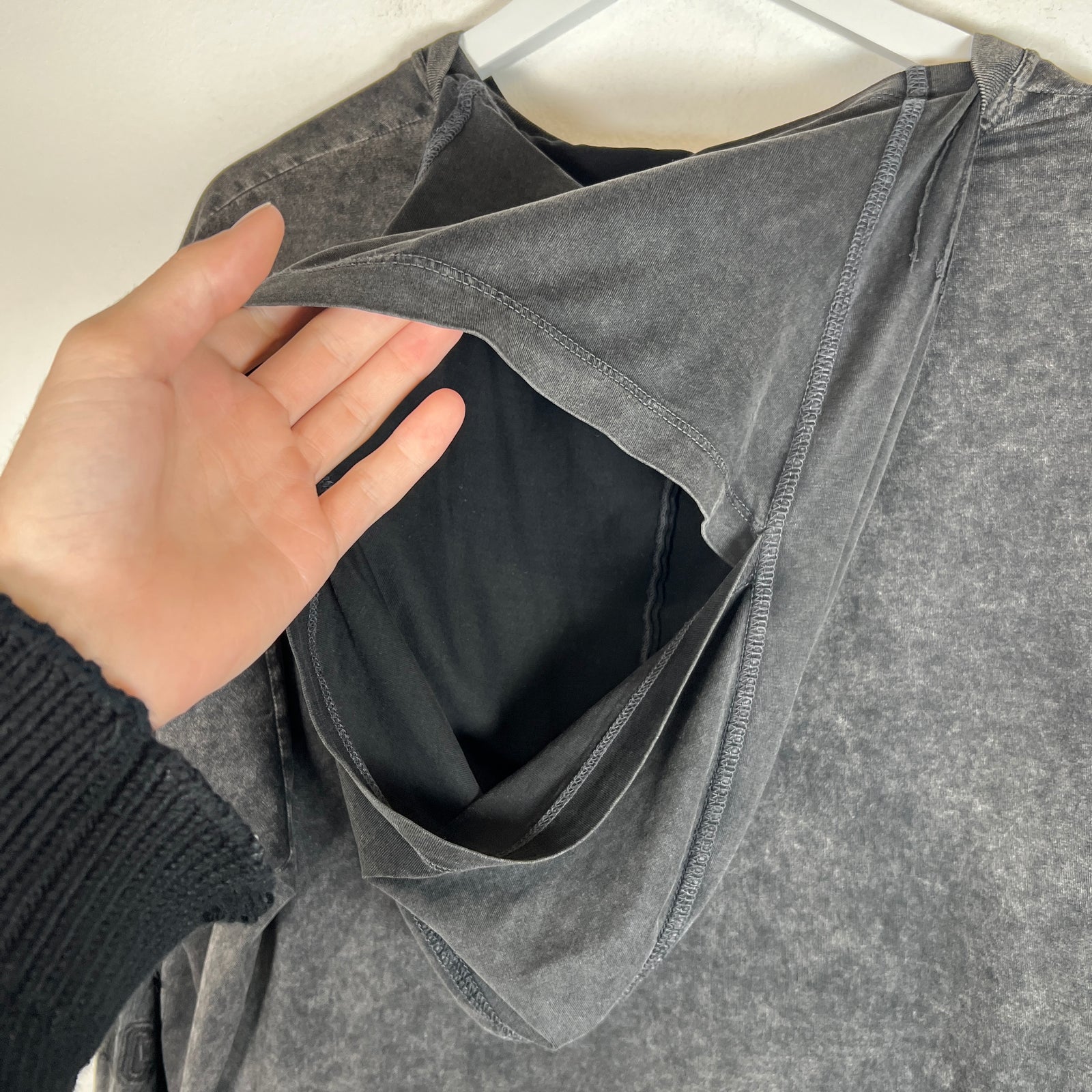 Givenchy Layer Hooded T-Shirt Size L