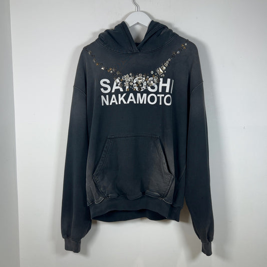 Satoshi Nakamoto 'Iced Out' Crystalized Hoodie