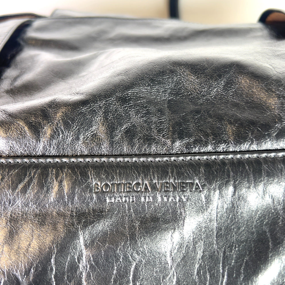 Bottega Veneta Leather Weekender Bag