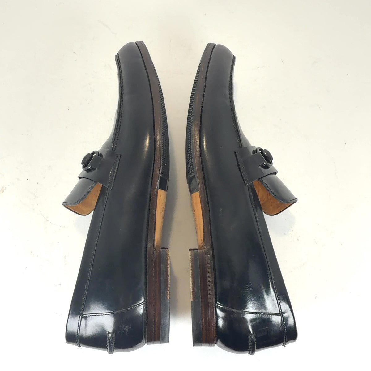 Gucci Horsebit Double Black Leather Loafer