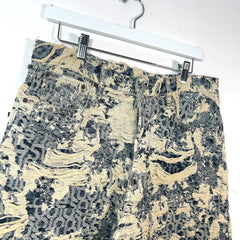 Acne Studios Distressed Mongram Denim Shorts