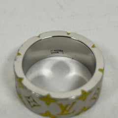 Louis Vuitton Yellow Monogram Mosaic Ring