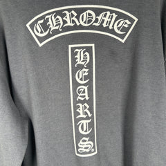 Chrome Hearts Gray Zip Up Hoodie Size XXL