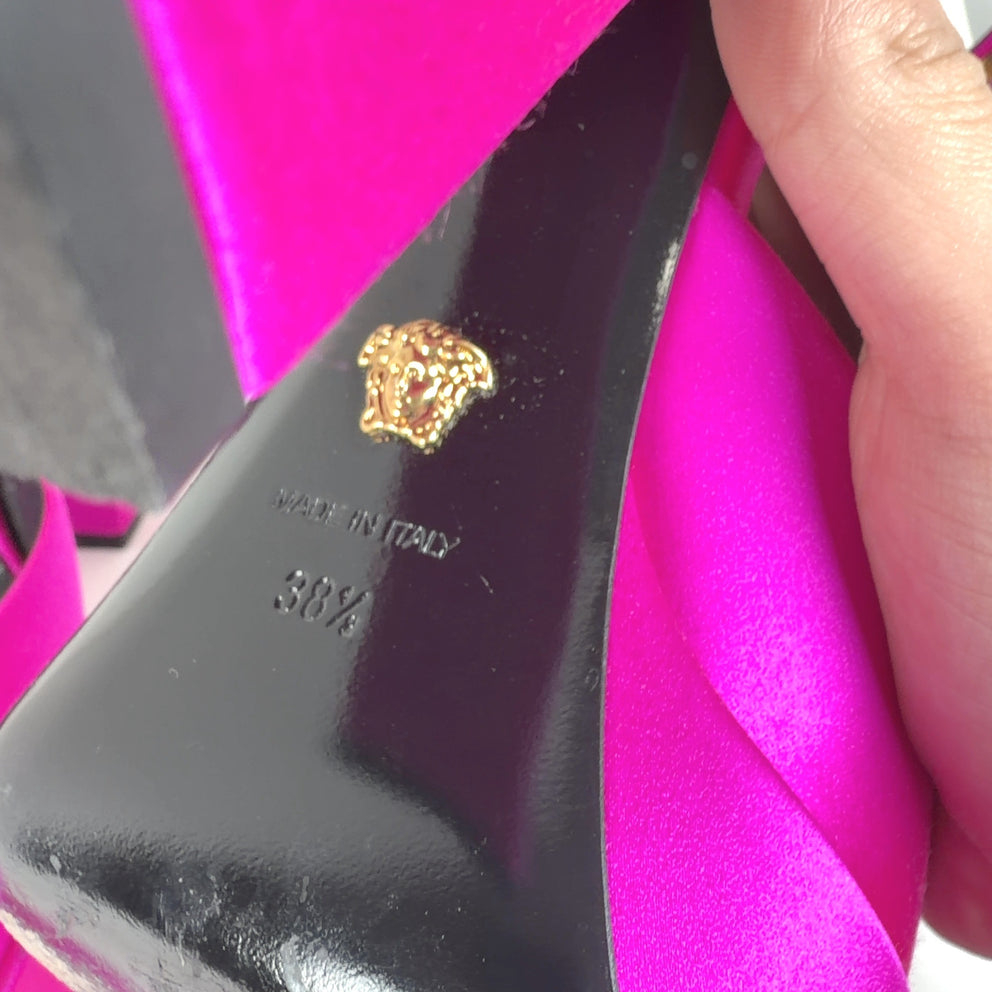 Versace Medusa Aevitas Platform Pump Heels